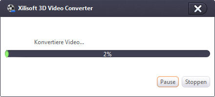 Xilisoft 3D Video Converter, 2D in 3D umwandeln