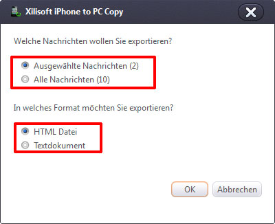 iPhone Dateien auf den Computer oder umgekehrt kopieren