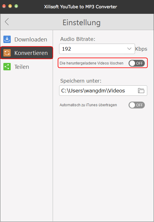 Xilisoft YouTube to MP3 Converter forMac